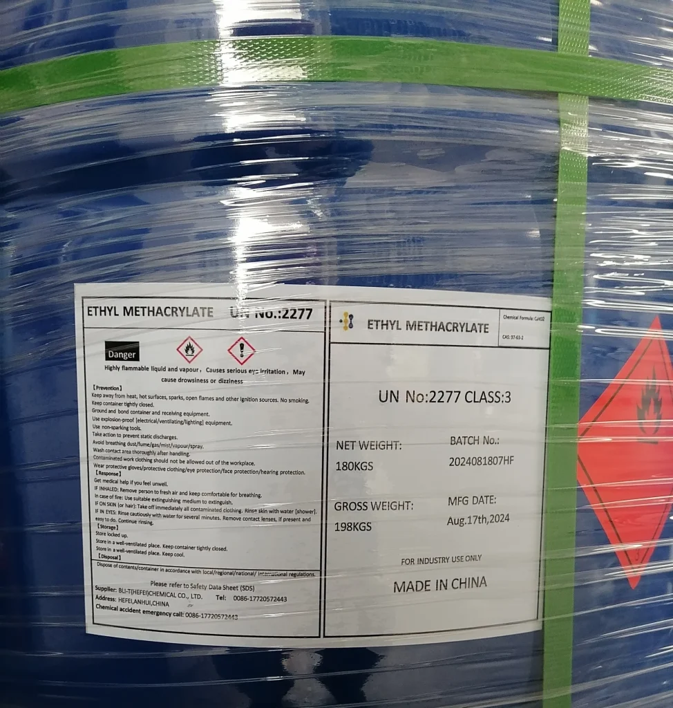 Exploring the Growing Ethyl Methacrylate (EMA) Market and its Diverse Applications 2 high purity EMA for sale