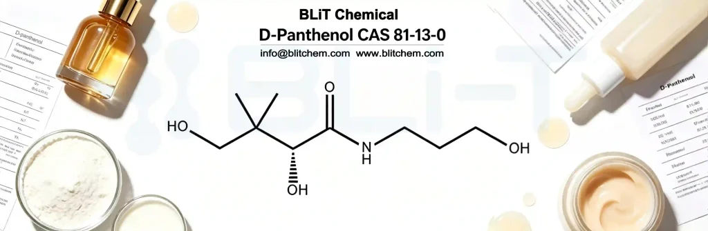 D-Panthenol CAS 81-13-0 in Cosmetic Formulations: Guidance and Data 1 D-Panthenol CAS 81-13-0 benefits in cosmetic formulations