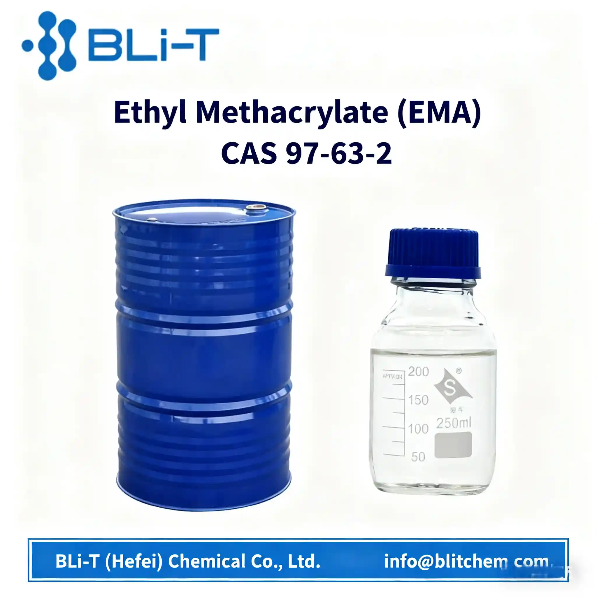 EMA for automotive topcoats high-purity EMA for drug-eluting stents Ethyl Methacrylate for polymer synthesis