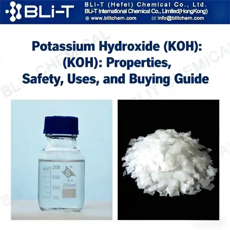igh-purity Potassium Hydroxide (KOH) 95%from BLIT Chemical.